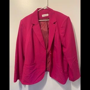 Calvin Klein bottons Blazer Pink Plus Size 24w